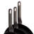 Leo 3Pc NS Fry Pan Set, Dark Grey (8", 10" & 11")