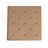 Makaiden 30" Square Upholstered Tufted Ottoman with Metal Frame-831080453