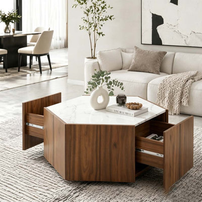 Retro Wood Coffee Table