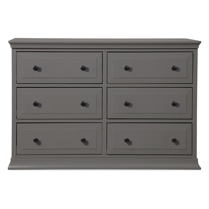 Commode double 6 tiroirs Signature, Ardoise