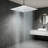 16 Inch Rain Shower Head, Square Ultra Thin 304 Stainless Steel High Pressure Shower Head,-114229144