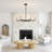 Alcaraz Dimmable Mid-Century Modern Candle Chandelier-1913920971