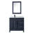 Daria 36 " W Freestanding Standard Free Standing 1 Single Vanity Bathroom Vanity With Top with Mirror-134822804-134822807-134822809