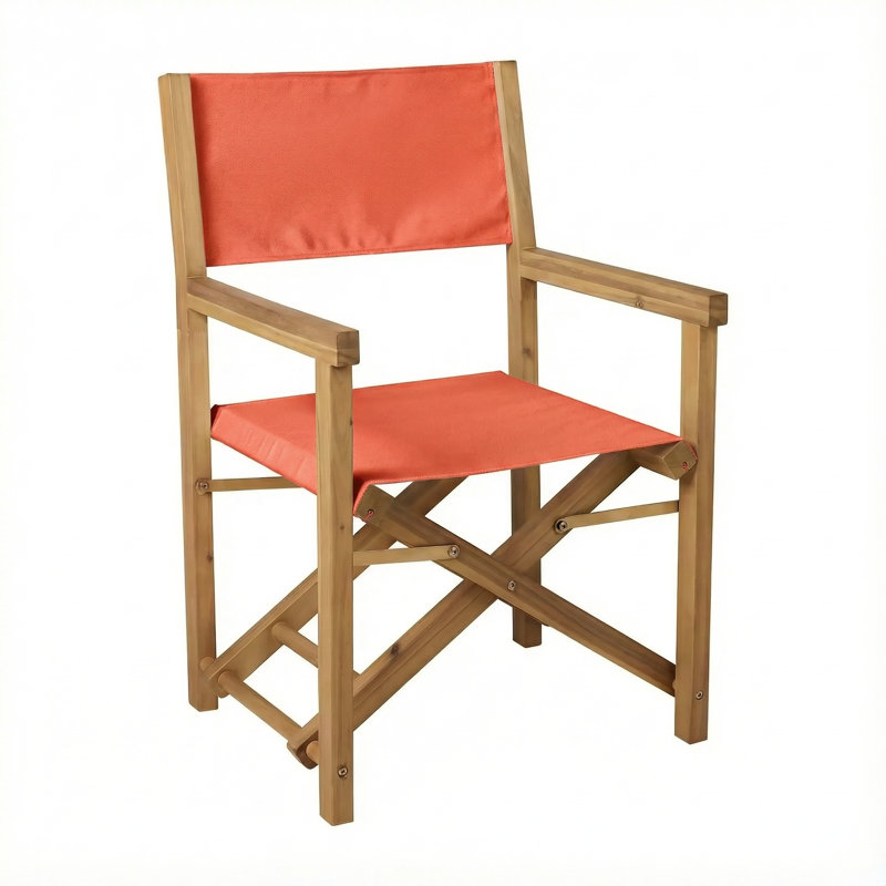 Sunbrella Outdoor Solid Director's Chair, Sunbrella - Canvas Melon