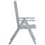 Fauteuil inclinable d'extérieur en bois massif VidaXL