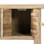 Buffet en bois de pin massif récupéré 78,5 po avec tablette inférieure Iryanna