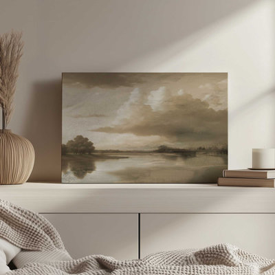 «Lake Park» par Garima Dhawan, reproduction de peinture à l'huile