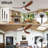 3-Blade Modern Classic Ceiling Fan with Remote Control & LED Light Kit Included-1407310889-1398290151