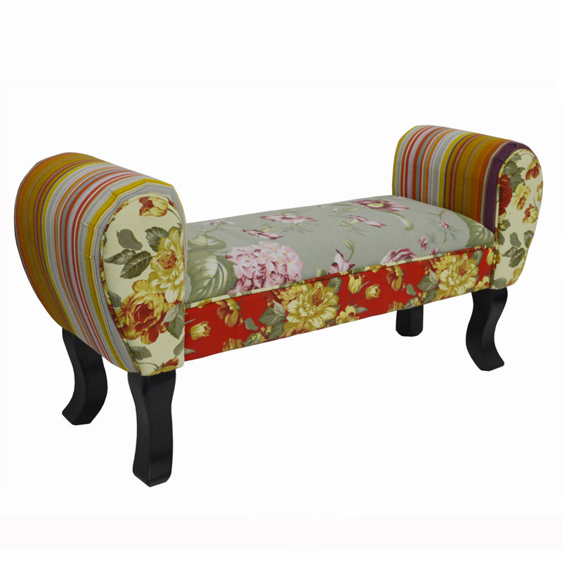 Jedda Polyester Blend Upholstered Bench