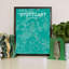 Stuttgart City Map - No Frame Print-583517056