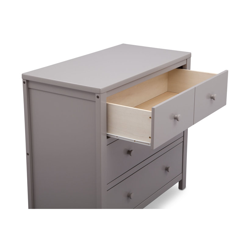 Commode 3 tiroirs, Gris