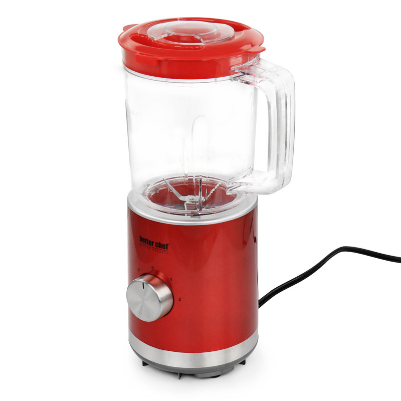 Better Chef 2 Speed 24oz. Countertop Blender, Red