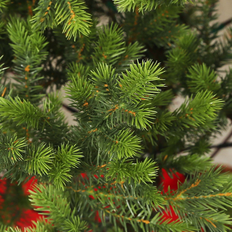 Arbre de Noël artificiel à charnière 6 pi avec 1933 pointes, 6'