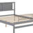 Platform Bed With Adjustable Trundle-198232460