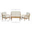Table basse d'extérieur Acacia Classic, finition naturelle