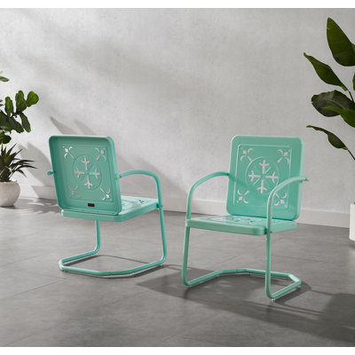 Ensemble de chaises d'extérieur rétro 2 pièces Passmore
