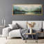 «Abstract Landscape Mountain Lake Impressionist Nature Scene», reproduction encadrée-96074497-111568058