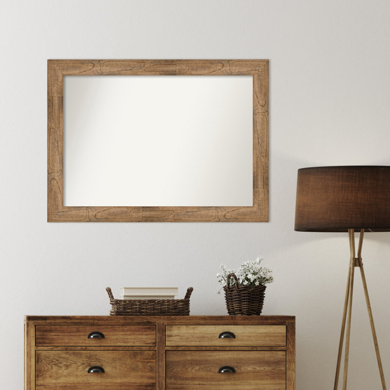 Timmy Solid Wood Wall Mirror, Rectangle, 30.5" x 41.5"