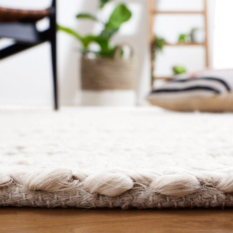 Eco-Smart Hand-Woven Bleach Area Rug, Rectangle 6' x 9'