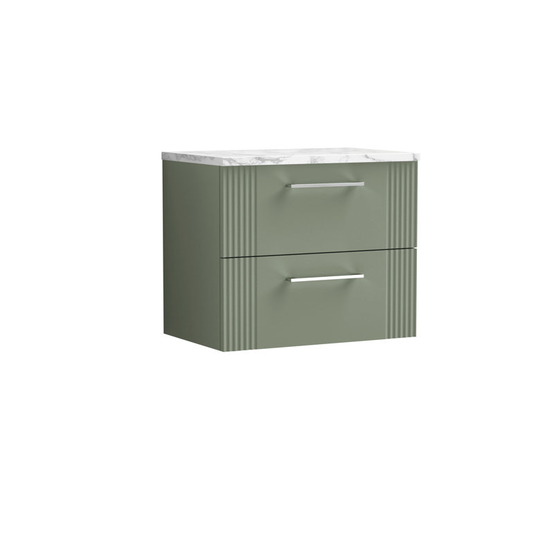 Deco 99.06cm Single Bathroom Vanity Base Only, Satin Green