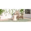 Table d'appoint extérieure en forme de sablier U_Style, table d'appoint contemporaine en béton avec texture de pierre simulée, table de bout d'extérieur pour salon, jardin.
