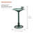 31" Tall Outdoor Antique Flower Birdbath with Bird Decoration Yard Statue, Durable Polypropylene Construction for Patio, Deck, or Yard