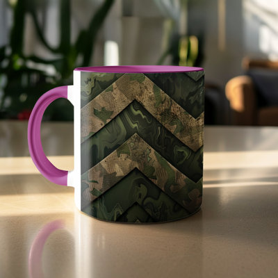 Chevron 11oz Accent Coffee Mug