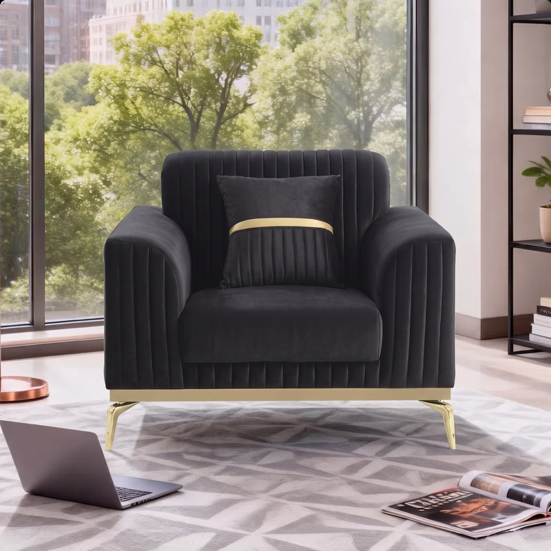 Chaise Duplessis noire, Noir