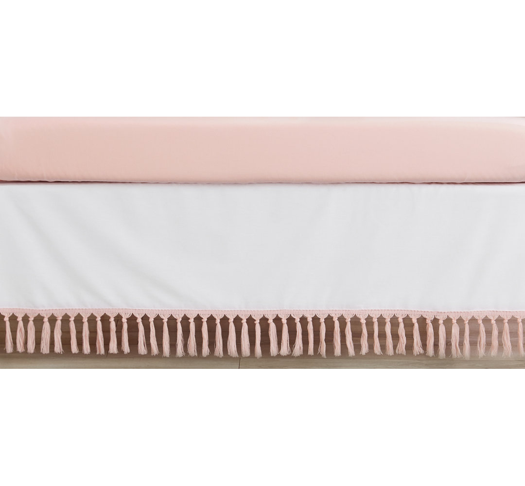 Boho Fringe 100% Cotton Crib Dust Ruffle Sweet Jojo Designs 
