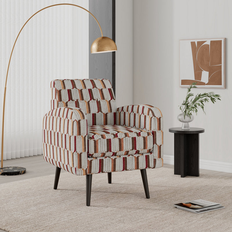 Chaise avec accoudoirs Darien, Red