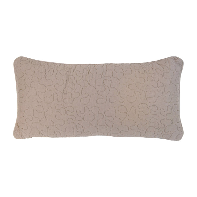 Donna Sharp Birch Forest Chickadee Embroidered Quilted Cotton Throw Pillow