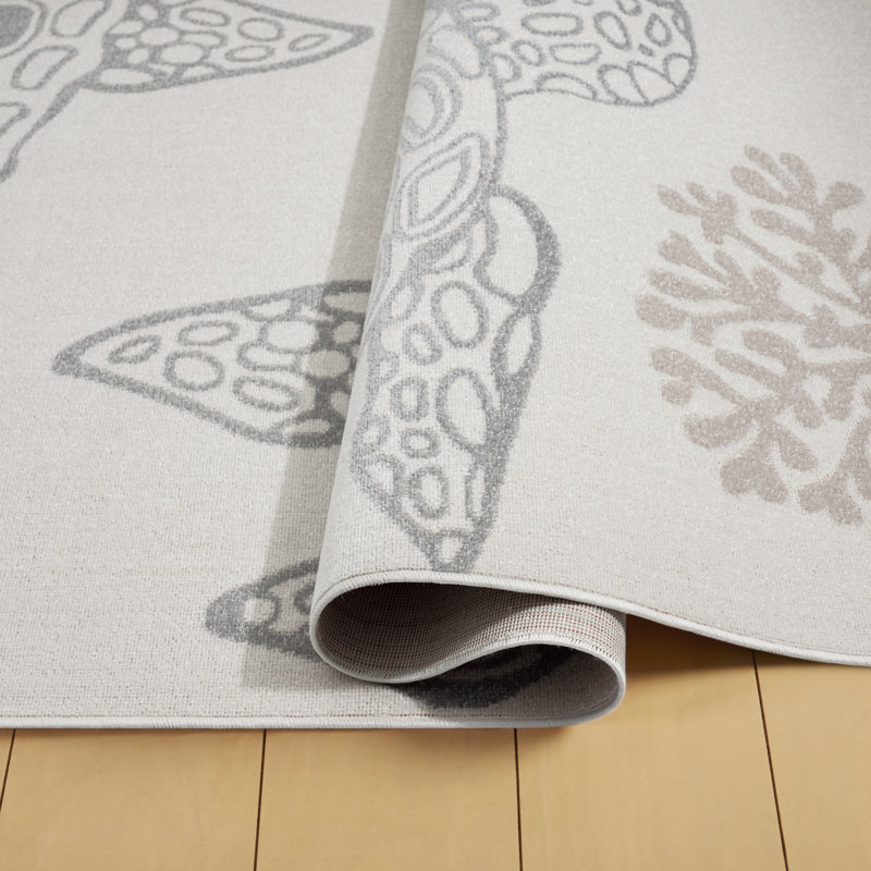 Tapis animalier ivoire, Rectangle 7 pi 10 po x 10 pi 2 po