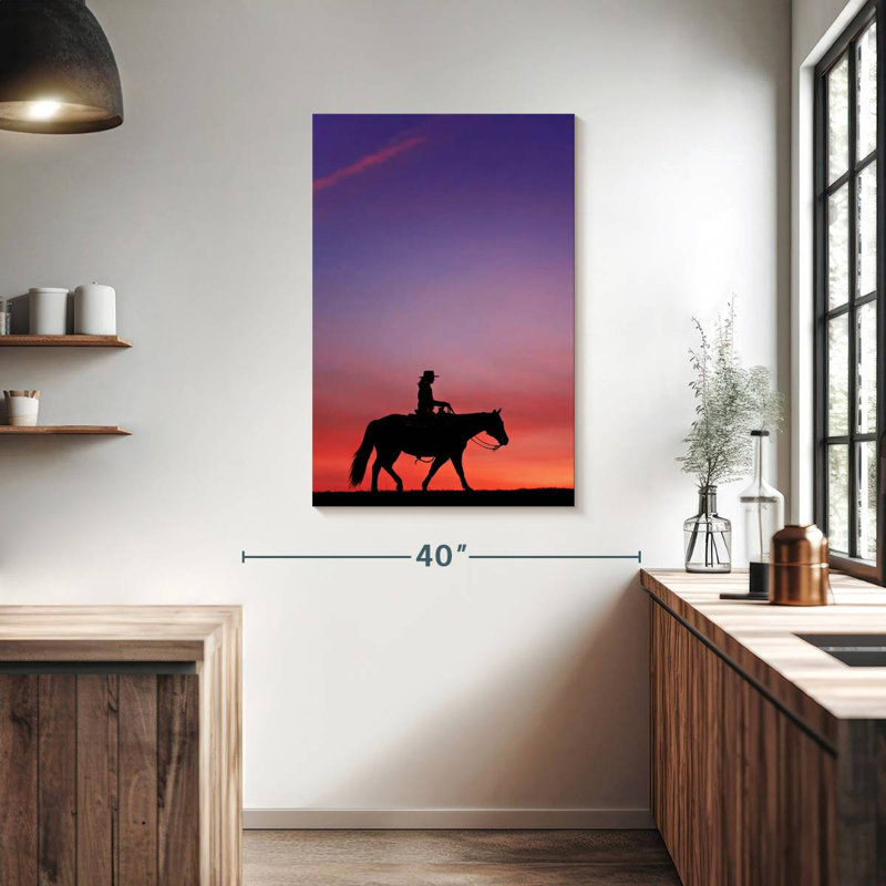 Mehar Girl On Horse, 39" H x 26" W