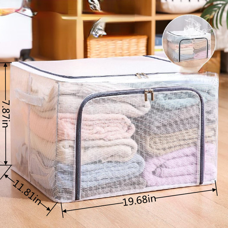 Rebrilliant Fabric Clothing Storage Box