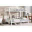 Twin Over Full White Metal Bunk Bed, Space - Saving Design For Adults, Stable Structure, Noise Reduction, Under Bed Storage Option, Coating, Easy To Assemble, Finish, Prevention, Solution-1939630525-1939630530