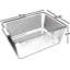 Bacs de rangement en plastique polyvalents avec poignées, paniers de rangement pour la maison et le bureau, contenants empilables durables pour une organisation polyvalente