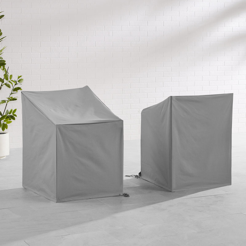 Outdoor Patio Chair Cover, 35" H x 26" W x 26" D, Grey