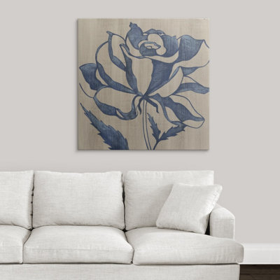 Indigo Floral " Indigo Rose "