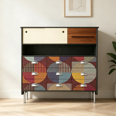 French Retro Simple Style Accent Cabinet