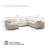 125" 7-seater Modular Chenille Sectional Sofa With Ottoman-1444623179