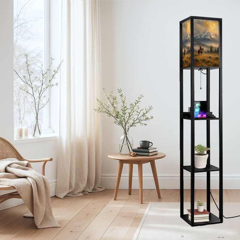 63'' Matte Column Floor Lamp