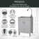 All-In-One 24.1" L x 21.3" W Drop-In Laundry Sink with Faucet