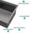 16 Gauge Gunmetal Black Undermount Single Bowl Workstation Kitchen Sink 33"X19" | Gift Idea