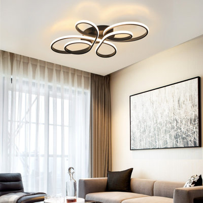 66cm Butterfly Shaped Dimmable Modern LED Flush Mount