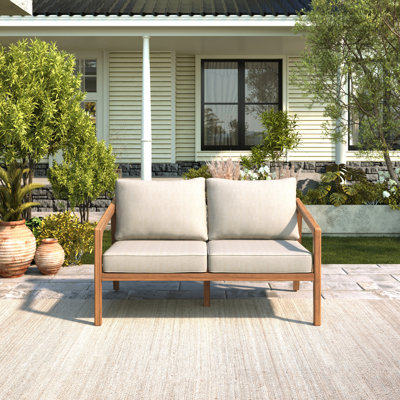Westin Outdoor Acacia Wood Loveseat
