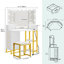 Meuble-lavabo de coin Clarkesville-128894464