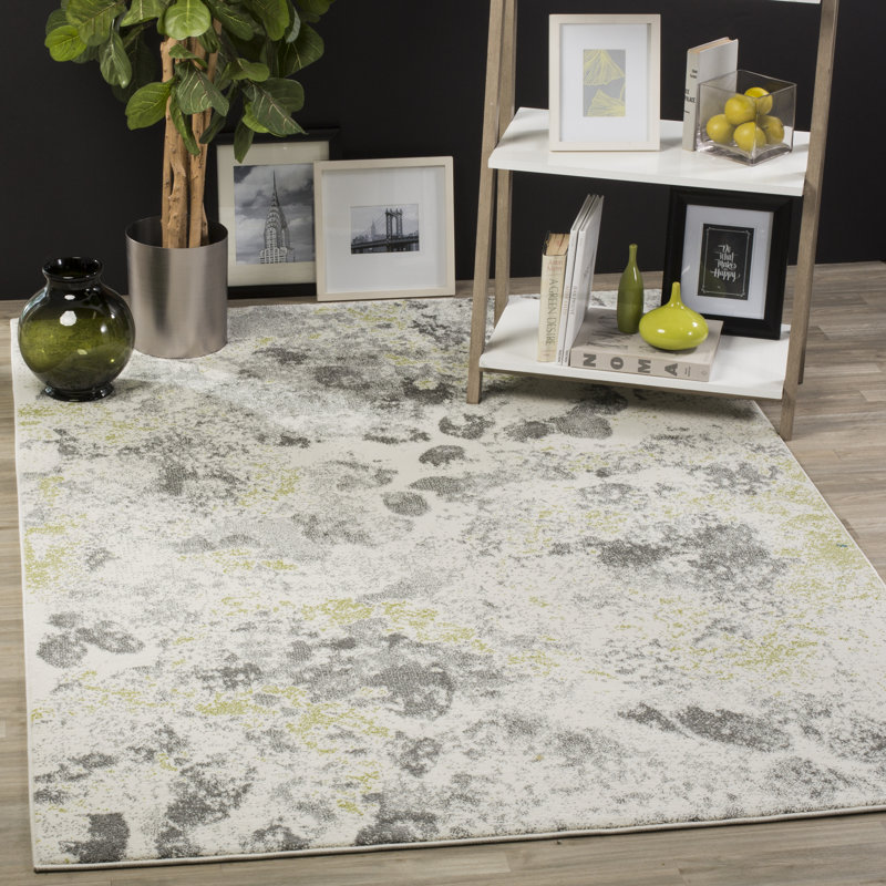 Seybert Performance Abstract Rug, Rectangle 4' x 6'