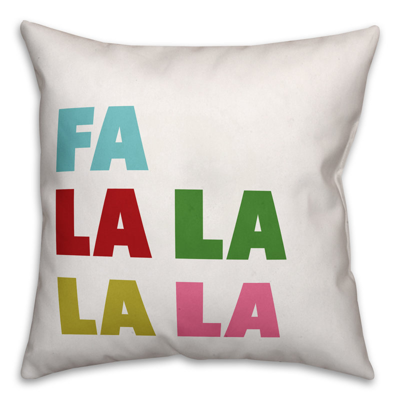 Reversible Throw Pillow, Red/Blue