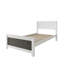 Lit plateforme en bois blanc-609516705