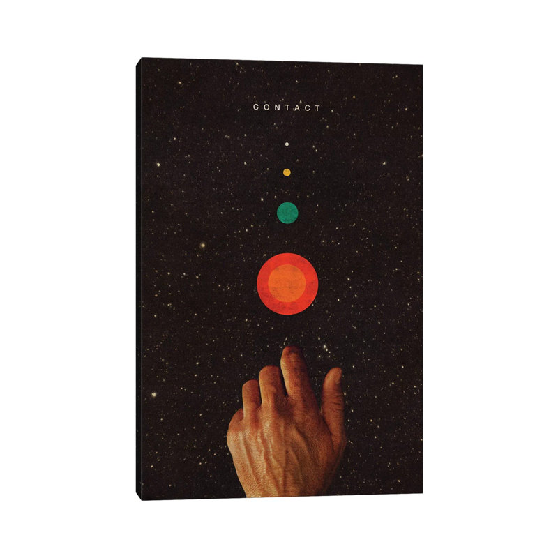 Contact 1 Piece Wall Art on Canvas, 66.04cm H x 45.72cm W x 1.91cm D, Wrapped Canvas